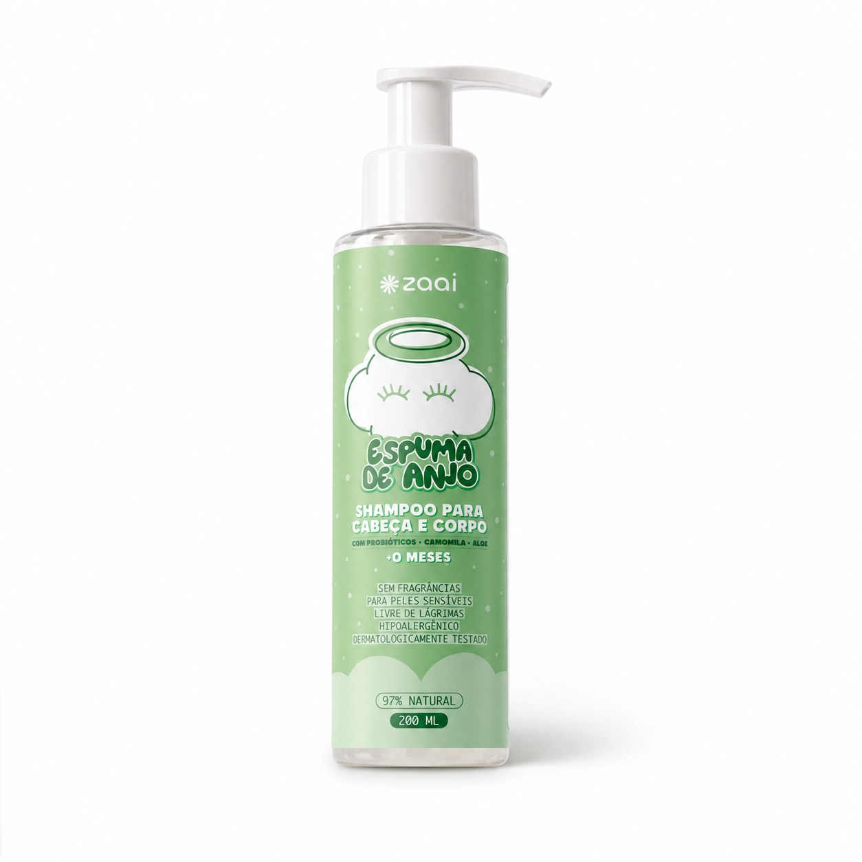 Espuma de Anjo, frasco 200ml